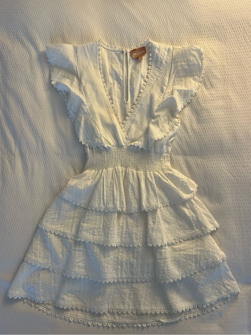 Sweet Ruffle Mini Dress